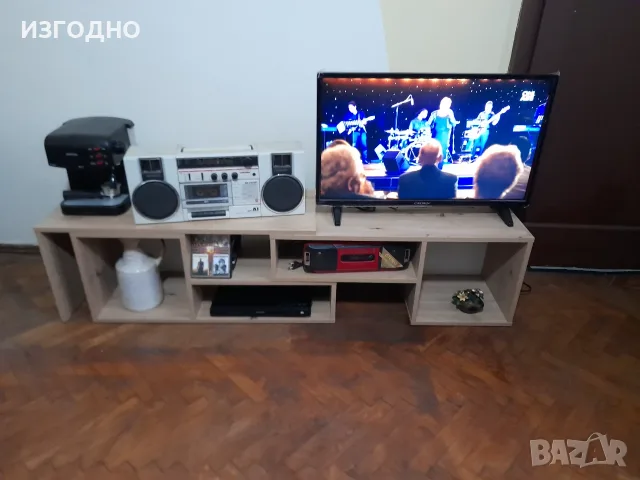 66€ НОВ ПРАКТИЧЕН TV ШКАФ ОТ 3 МОДУЛА С ПРОМЕНЛИВА КОНФИГУРАЦИЯ И РАЗМЕРИ ДО 20% ОТСТЪПКА