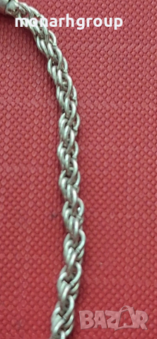 Сребърна гривна, снимка 4 - Гривни - 52655896