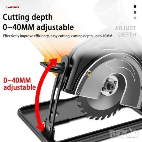 Приставка за Ъглошлайф за Прецизно Рязане под Ъгъл (100-125 мм) – Чиста и Безопасна Работа, снимка 5 - Други инструменти - 53283392