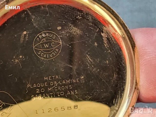 IWC SCHAFFHAUSEN СЪЮЗЪ БНБ, снимка 6 - Колекции - 48063780