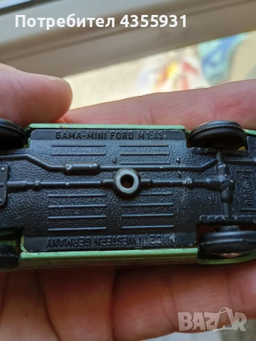 рядка стара метална количка Ford Gama , снимка 5 - Колекции - 51071835