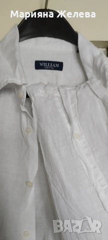 Мъжка риза от лен, снимка 3 - Ризи - 54305372