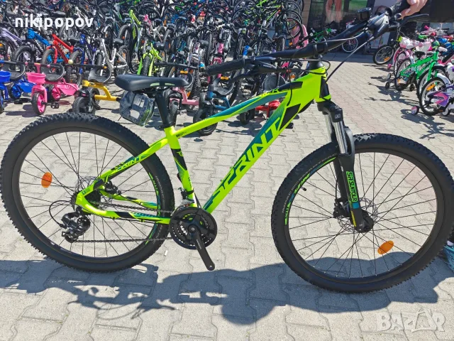 Промо велосипед 27.5" Sprint MAVERICK жълт, снимка 2 - Велосипеди - 56070635