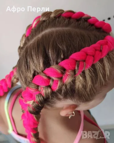 🩵Боксьорски Плитки❤️ Box braids Детски прически Опашки Бохо Туистъри Ариел Къдрици Афро Канекалон , снимка 9 - Аксесоари за коса - 55848219