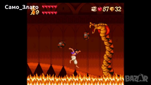 Пароли за ретро играта на Disney’s Aladdin - Super Nintendo 1993 , снимка 7 - Игри за Nintendo - 44352888