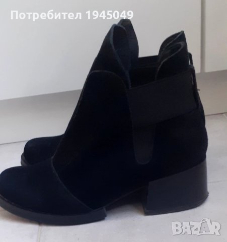 Дамски боти - 37 номер (естествен велур), снимка 9 - Дамски боти - 50848349