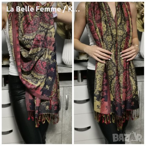 Шал от пашмина, снимка 4 - Шалове - 34241047