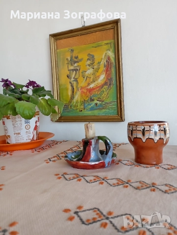 Стари настолни лампи, - и Керамични изделия, снимка 13 - Други ценни предмети - 48733495