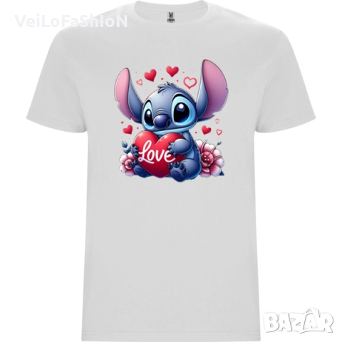 Нова сладка детска тениска с героя Стич , снимка 3 - Детски тениски и потници - 48867553
