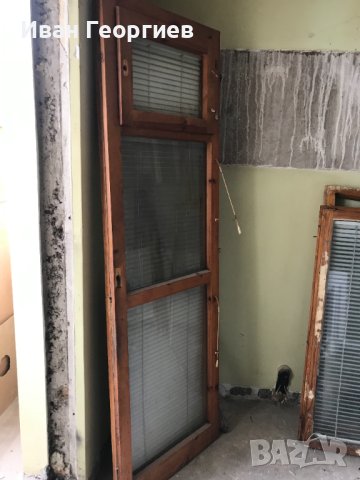 Две крила от дървена дограма, снимка 6 - Дограми - 44466839