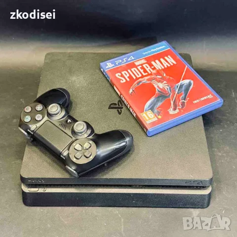 Конзола SONY PS4 SLIM с 1бр. джойстик и 1бр. игра