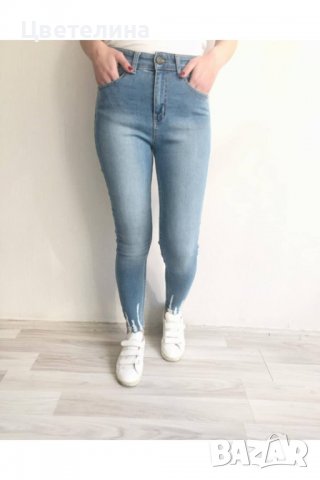 Нови, еластични дънки, размер S, снимка 2 - Дънки - 39486171