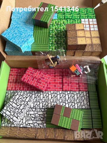 Майнкрафт магнитни кубчета 300/200/100/50 части, снимка 3 - Конструктори - 52048276