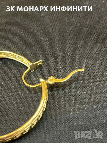 Златни обеци , снимка 3 - Обеци - 53265249