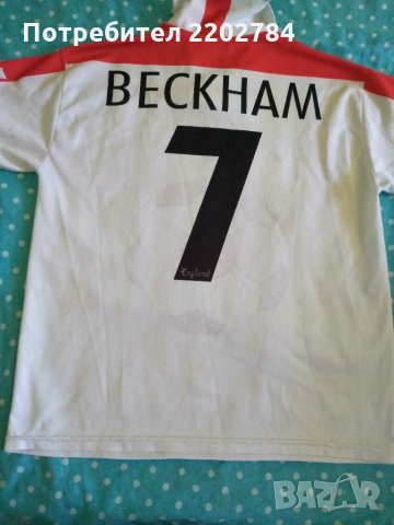 Футболна тениска Бекъм,Англия,England,Beckham, снимка 6 - Фен артикули - 30066879