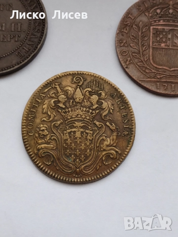 3 Френски жетона (1713-1853), снимка 7 - Нумизматика и бонистика - 52265445
