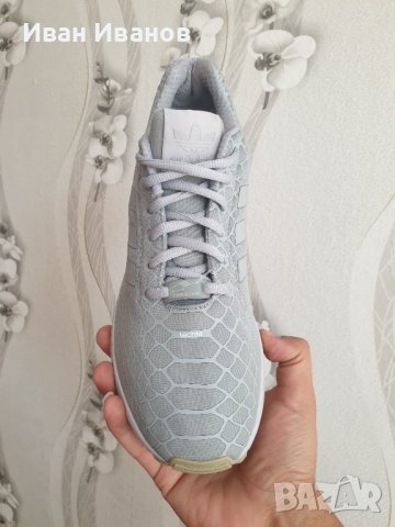 маратонки Adidas ZX Flux TechFit – Gray Scale  номер 43, снимка 14 - Маратонки - 32877410