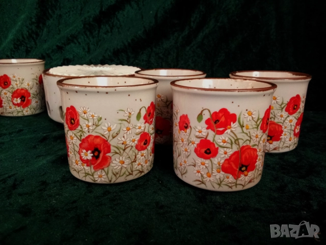 Японски сет керамика за фондю или саке., снимка 6 - Антикварни и старинни предмети - 51464864