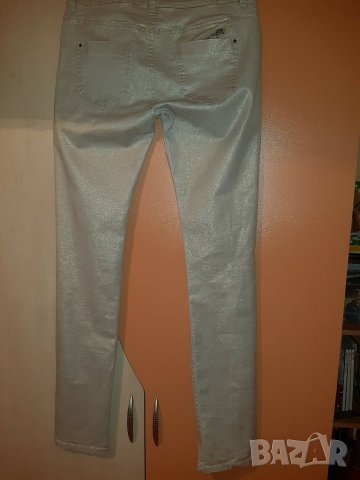 Панталони на PROMOD размер 38 с лъскави нишки, снимка 3 - Панталони - 30531272