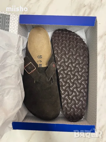 BIRKENSTOCK Чехли Boston Mocca Размер 45, снимка 2 - Мъжки чехли - 56330178
