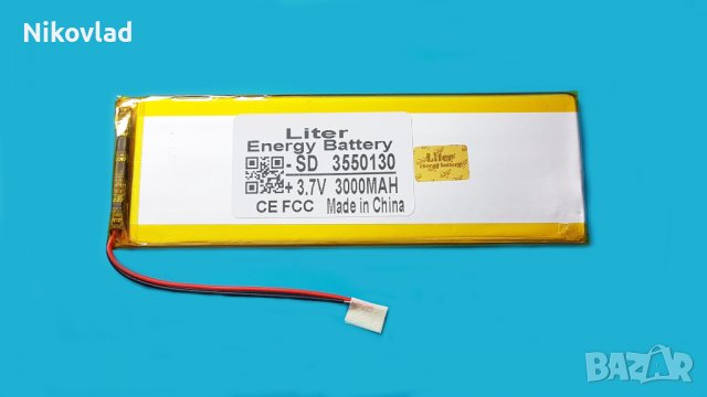 Батерия за таблет 3.7V 3000mAh/ 3550130/ Li-polymer, снимка 1 - Друга електроника - 40186657