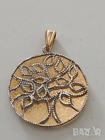 Златна висулка 52836, снимка 4 - Колиета, медальони, синджири - 56039169