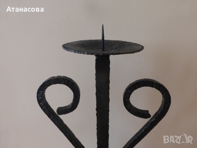 Свещник ковано желязо СБХ 1, снимка 2 - Декорация за дома - 42749755