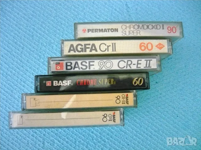 BASF, Agfa, Permaton, лот от chrome аудио касета, снимка 5 - Декове - 52812550