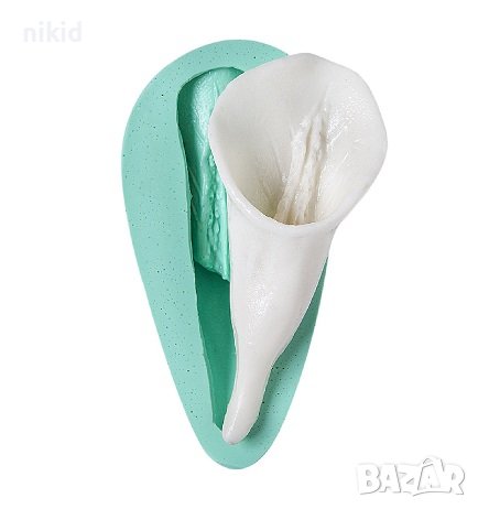 3D голяма Кала Лилия Лилиум силиконов молд форма фонда гипс