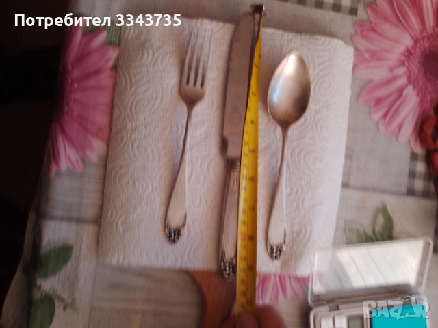Антични или ретро сребърни прибори за хранене., снимка 10 - Антикварни и старинни предмети - 52656800