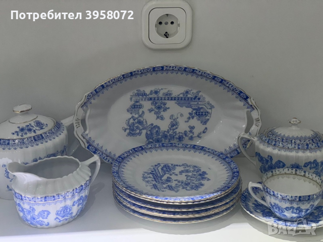 Троен сет Seltmann Weiden от серията China Blue, снимка 10 - Други - 44745112