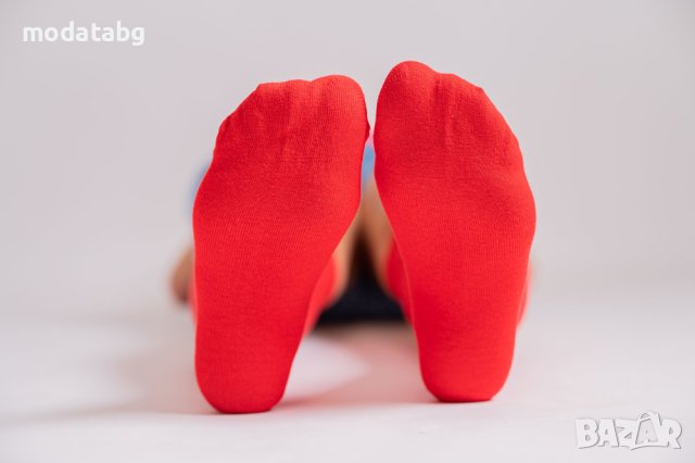 3/4 Модел класически чорапи в бял, червен и черен цвят ВСИЧКИ РАЗМЕРИ НАЛИЧНИ, снимка 4 - Дамски чорапи - 42887904