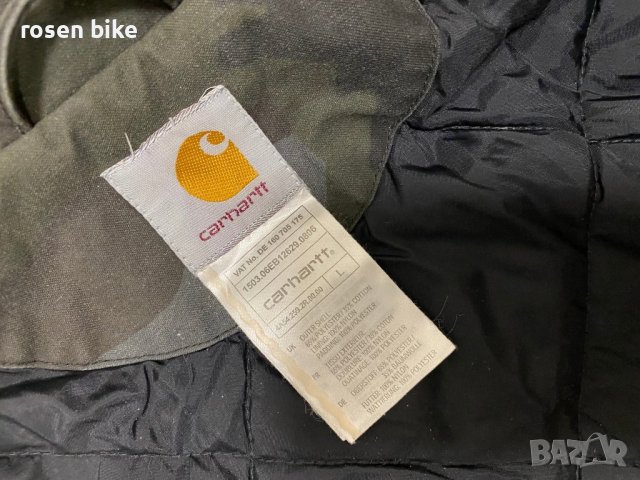 ''Carhartt''оригинално мъжко камуфлажно зимно яке Л размер, снимка 4 - Якета - 39456650