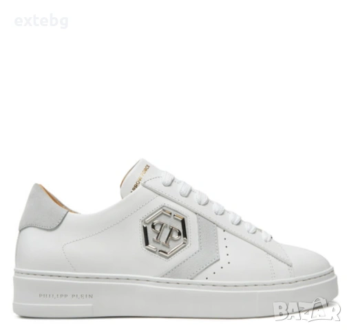 PHILIPP PLEIN оригинални нови бели сникърси разм.42, снимка 4 - Спортно елегантни обувки - 54207558