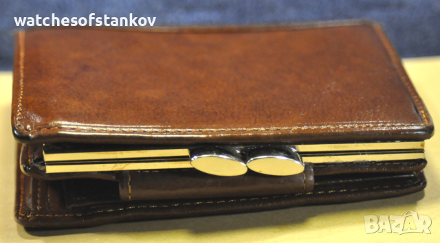 "D Collection" Genuine High Quality Brown Leather Wallet, снимка 6 - Портфейли, портмонета - 44756944