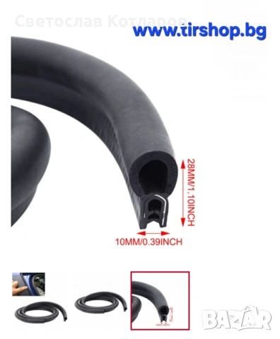 Гумено уплътнение за врата право, снимка 3 - Аксесоари и консумативи - 54215312