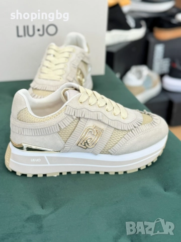 Дамски сникърси Liu Jo велур и ресни 199лв.