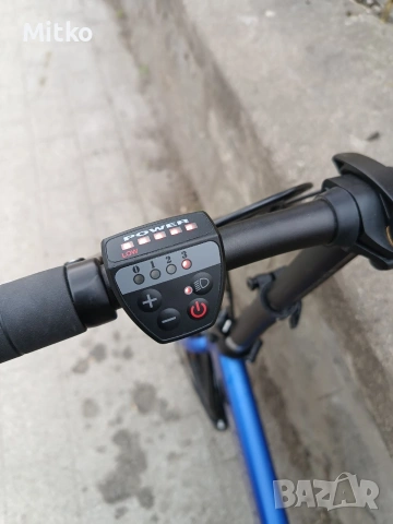 нов 20 цола електрически алуминиев велосипед с 7 скорости усилени капли чисто нов , снимка 12 - Велосипеди - 54223985