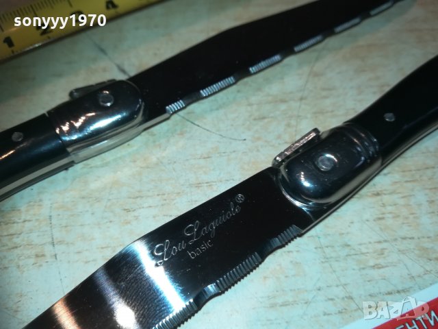 lou laguiole 2бр маркови френски ножа внос belgium 1902211615, снимка 10 - Колекции - 31877898
