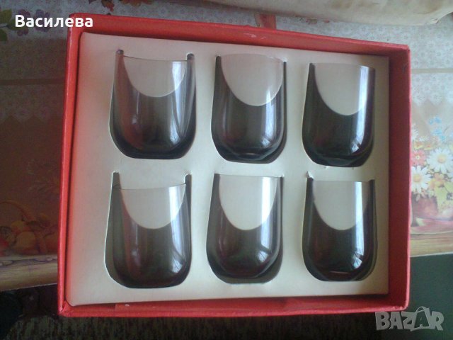 Чаши за концентрат- опушено стъкло, снимка 2 - Чаши - 40203576