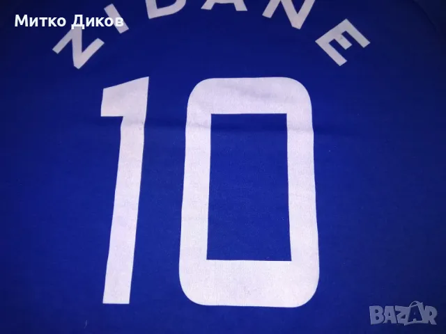 Франция футболна тениска №10 Зинедин Зидан размер ХЛ, снимка 6 - Футбол - 47677980