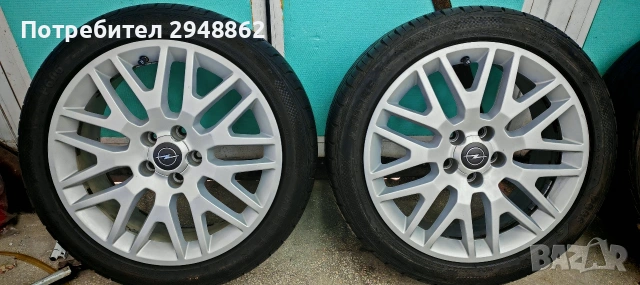 джанти с нови гуми18 цола 5х110 opel/опел, снимка 2 - Гуми и джанти - 54185428