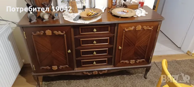 комод с 3 чекмеджета бароков стил, снимка 3 - Антикварни и старинни предмети - 49075044