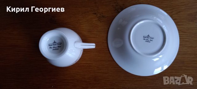 Сервиз фин костен порцелан Royal  Bone China Antica, снимка 2 - Сервизи - 44306946