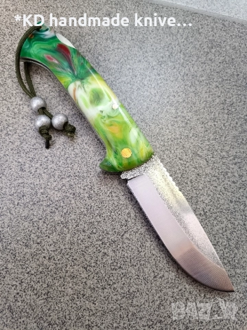 Сгъваем нож ръчно изработен , снимка 2 - Ножове - 51501226