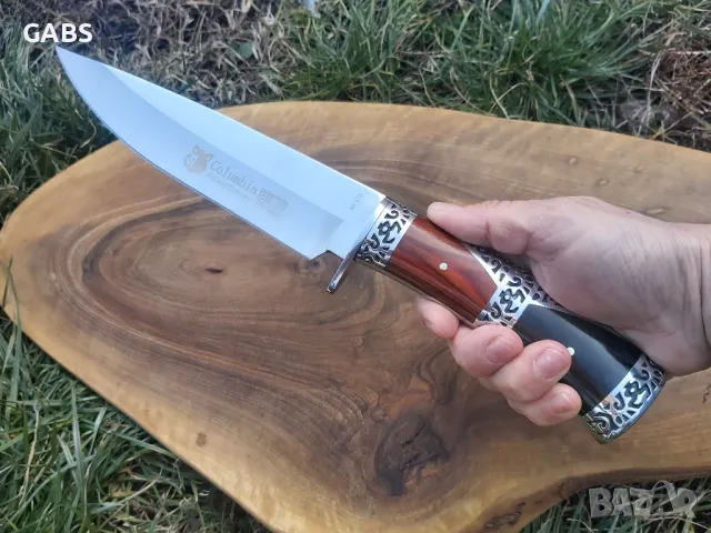 Масивен ловен нож Columbia с полутвърда текстилна кания,LN420, снимка 7 - Ножове - 49252184