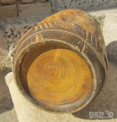Малки буренца и Старо дървено буре бъчва бъчонка бъкел бъклица дърворезба, снимка 4 - Антикварни и старинни предмети - 28883935