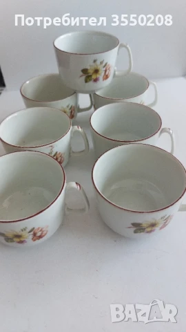 Чаши за кафе, 7 броя, Изида, снимка 8 - Сервизи - 44098055