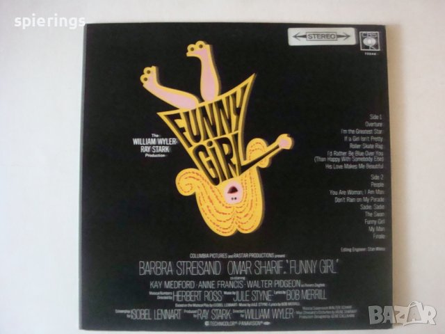 LP "Funny Girls", снимка 2 - Грамофонни плочи - 39043171