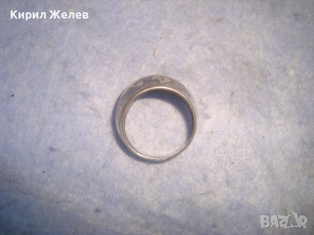 СТИЛЕН СРЕБЪРЕН РЕТРО АРТ ПРЪСТЕН СРЕБРО 925 МАЙСТОРСКА СТАРА РЪЧНА ИЗРАБОТКА 27239, снимка 11 - Пръстени - 36868902